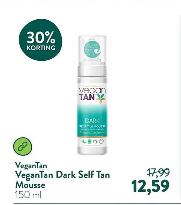 VeganTan VeganTan Dark Self Tan Mousse