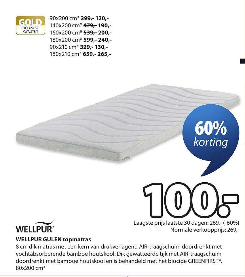 WELLPUR GULEN topmatras