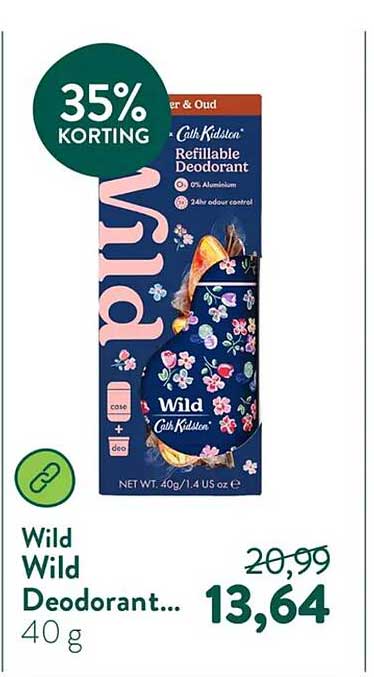 Wild Deodorant... 40 g 35% KORTING