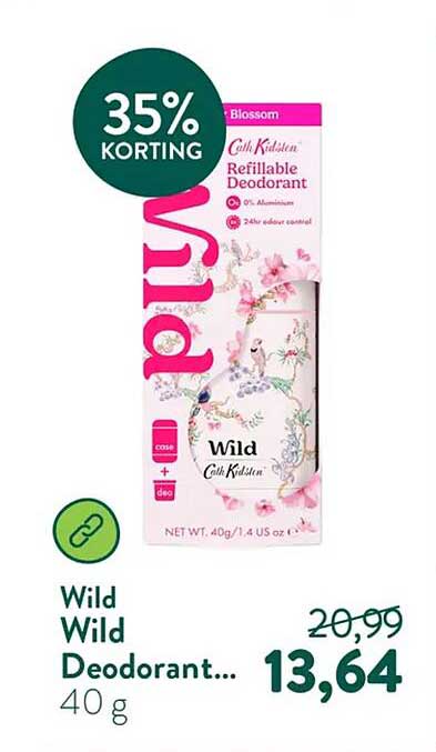 Wild Deodorant... 40 g 35% KORTING
