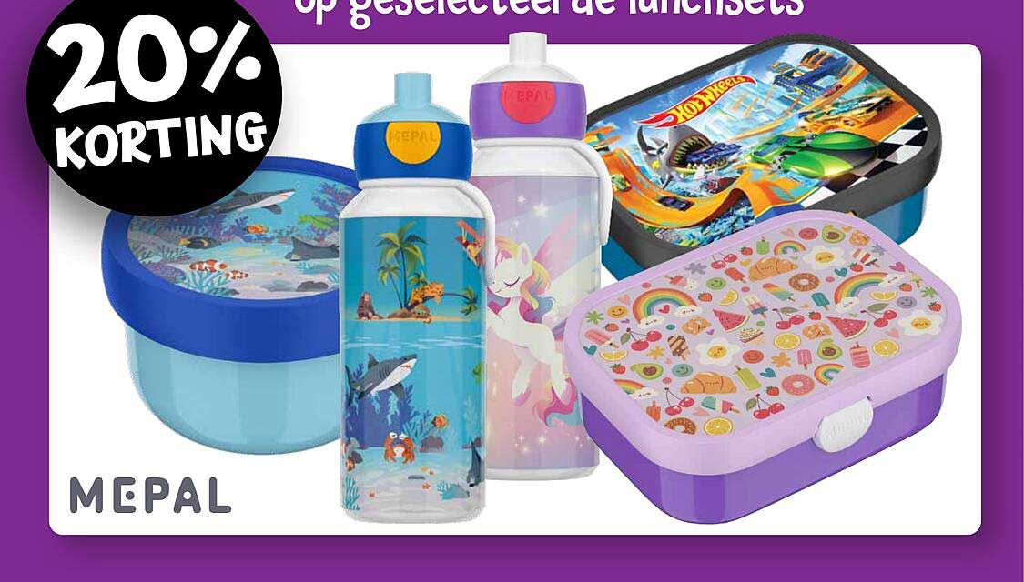 20% KORTING op geselecteerde lunchsets