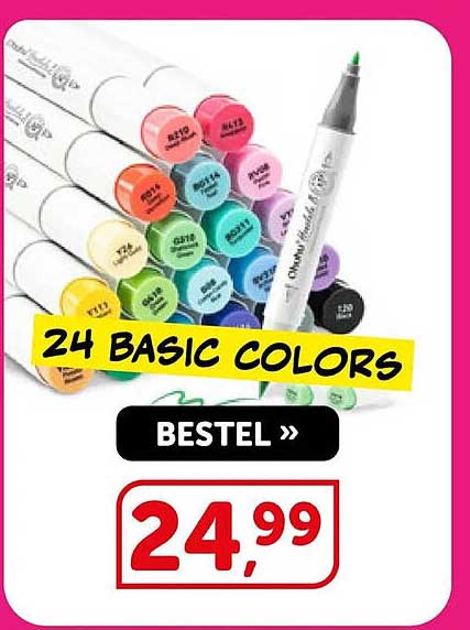 24 BASIC COLORS