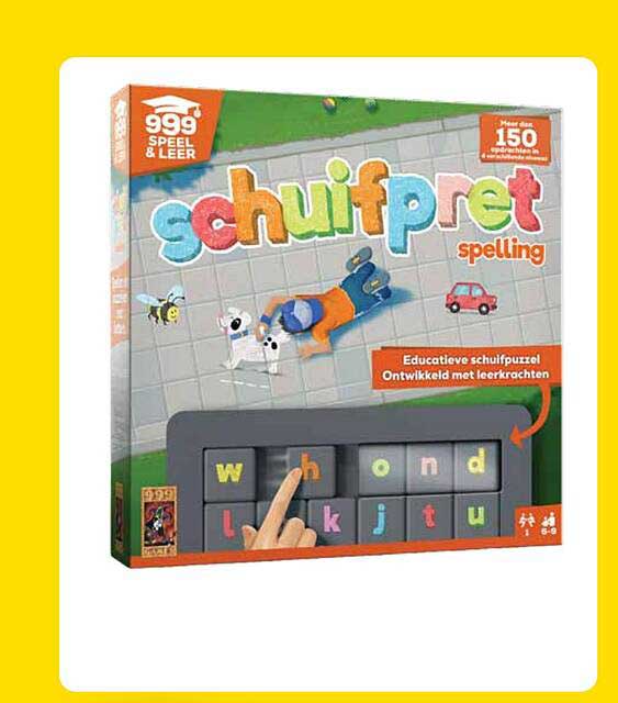 999 Speel & Leer Schuifpret spelling