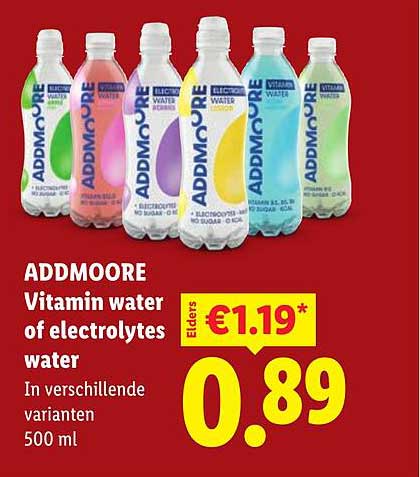 ADDMOORE Vitamin water of electrolytes water