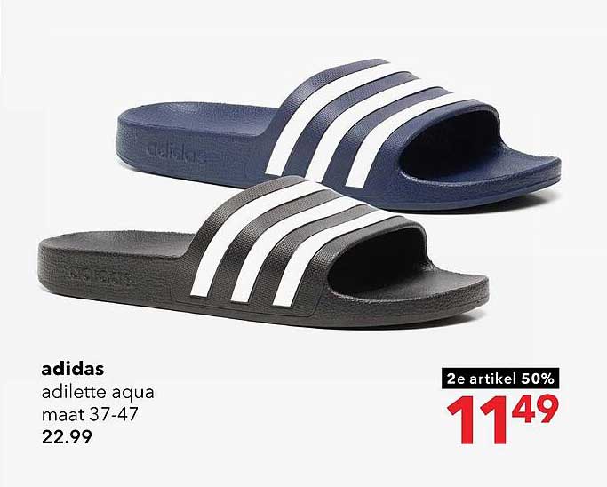 adidas adilette aqua maat 37-47 2e artikel 50%