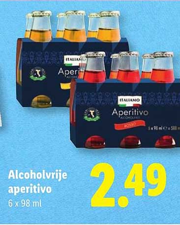 Alcoholvrije aperitivo