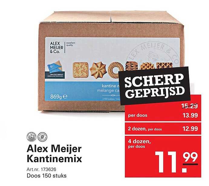 Alex Meijer Kantinemix SCHERP GEPRIJSD