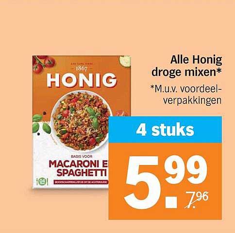 Alle Honig droge mixen*
