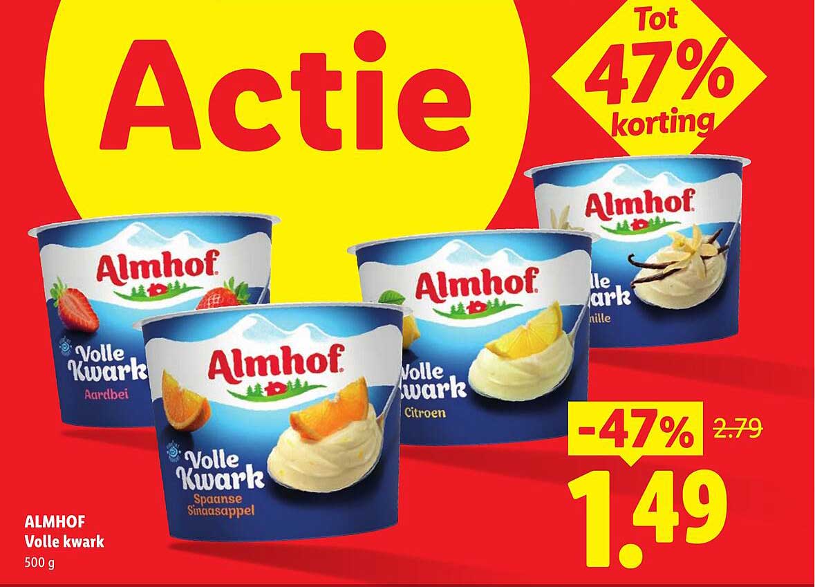 ALMHOF Volle kwark 500 g