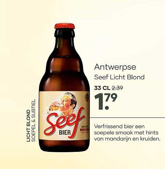 Antwerpse Seef Licht Blond