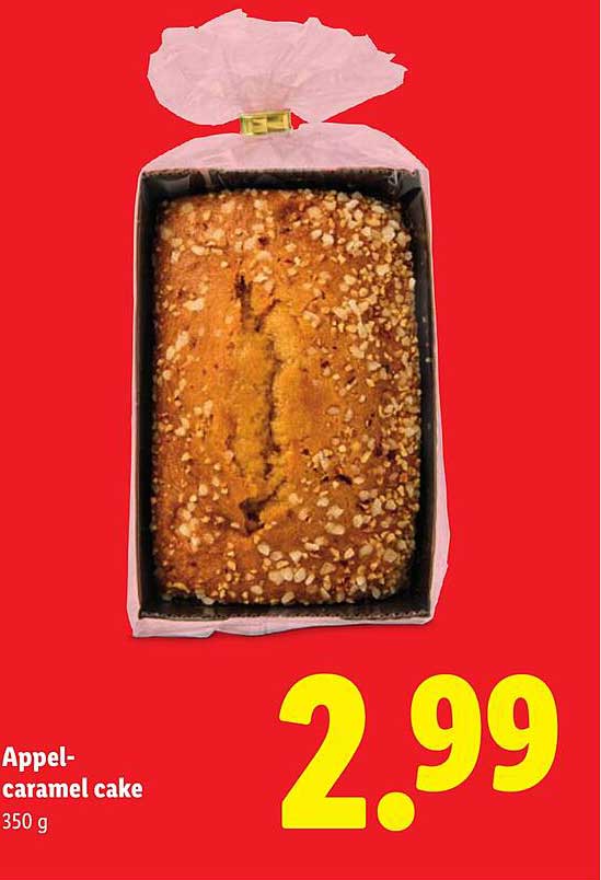 Appel-caramel cake