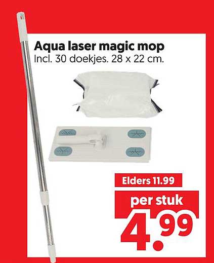 Aqua laser magic mop