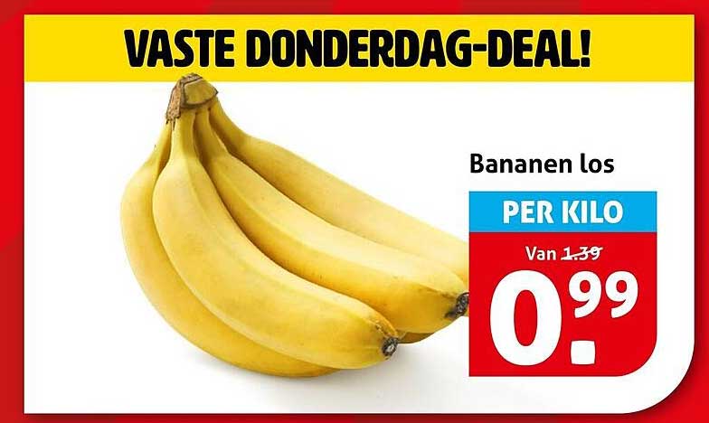Bananen los PER KILO