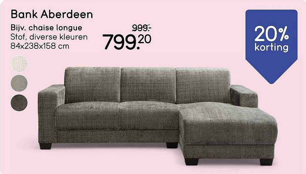 Bank Aberdeen 20% korting