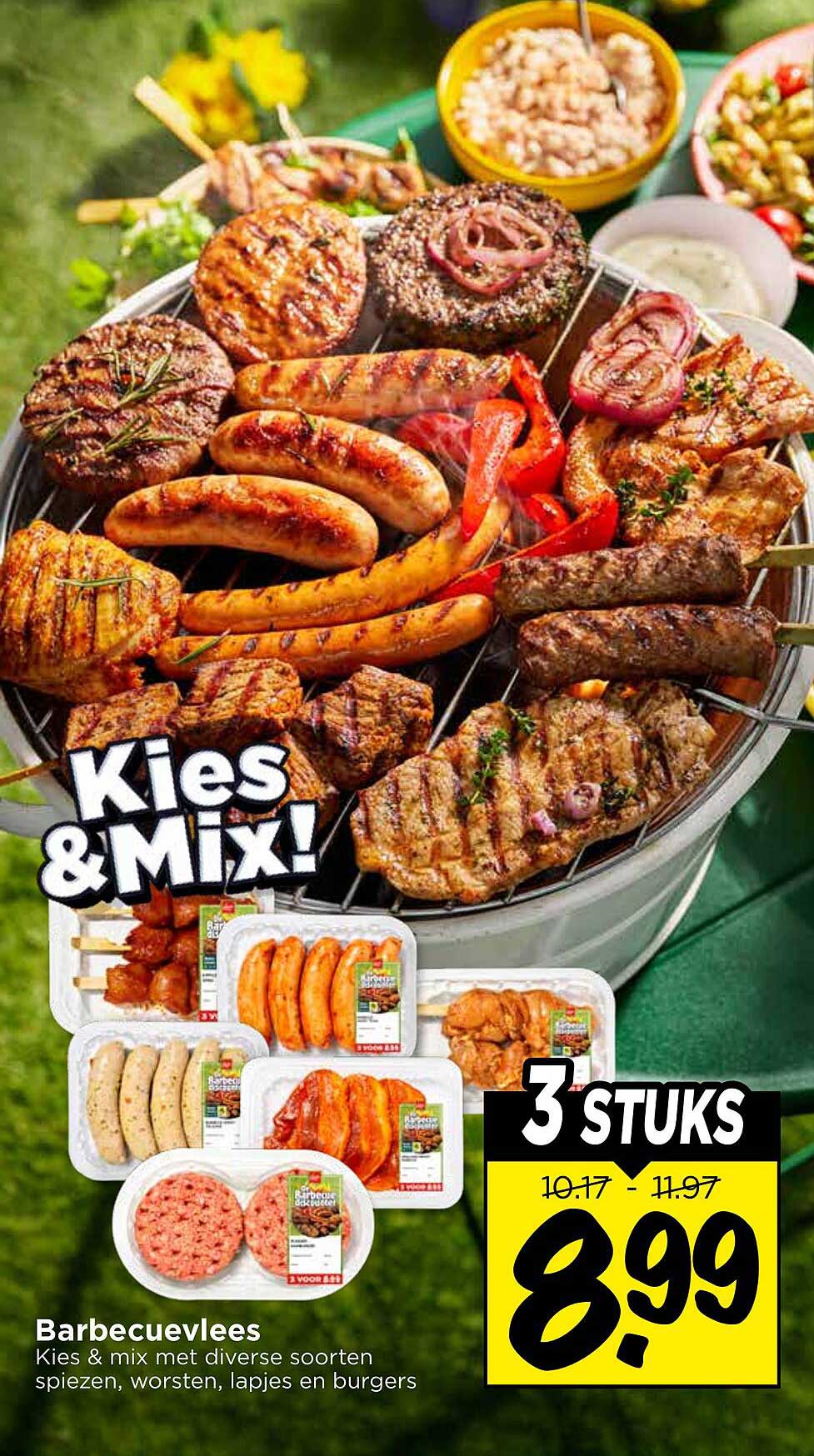 Barbecuevlees Kies & mix