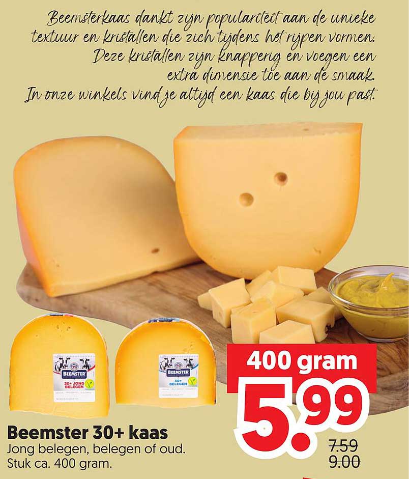 Beemster 30+ kaas