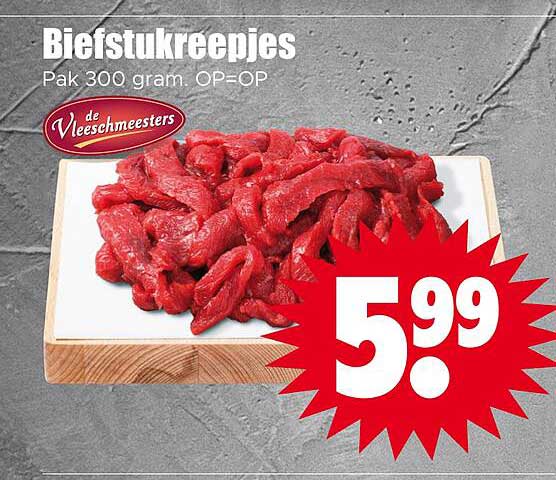 Biefstukreepjes