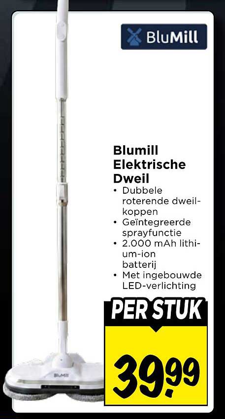 Blumill Elektrische Dweil
