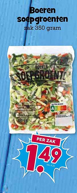 Boeren soepgroenten zak 350 gram