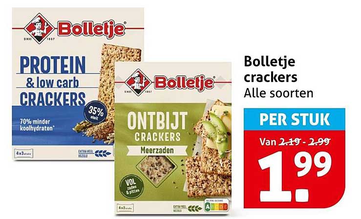 Bolletje crackers Alle soorten PER STUK