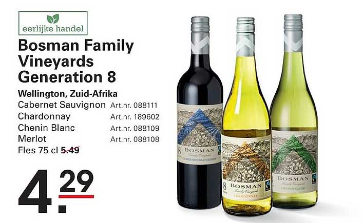 Bosman Family Vineyards Generation 8