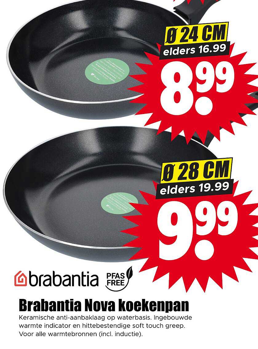 Brabantia Nova koekenpan
