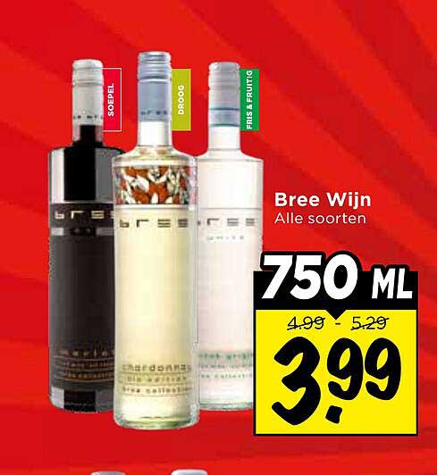 Bree Wijn Alle soorten 750 ML
