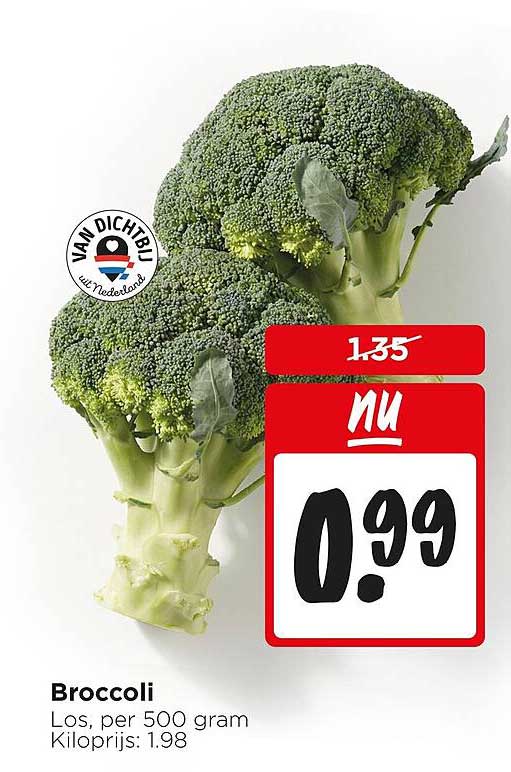 Broccoli Los, per 500 gram