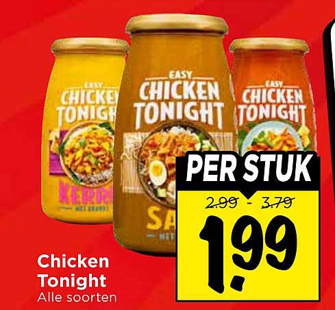 Chicken Tonight Alle soorten PER STUK