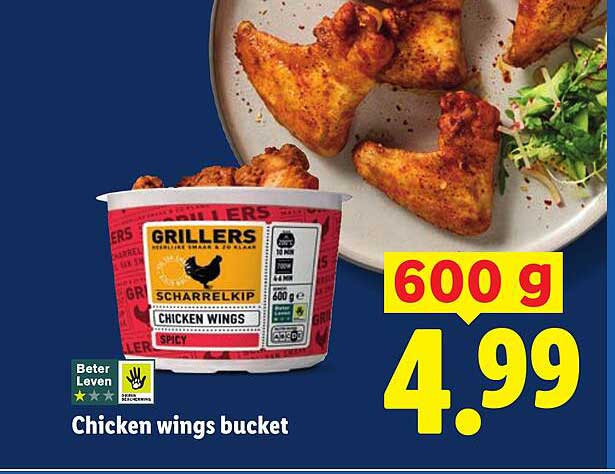 Chicken wings bucket