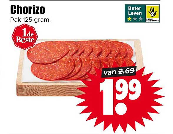 Chorizo Pak 125 gram