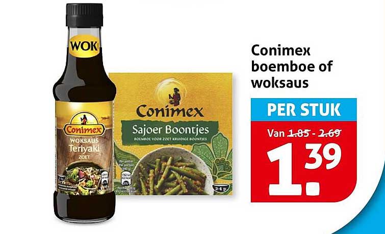 Conimex boemboe of woksaus