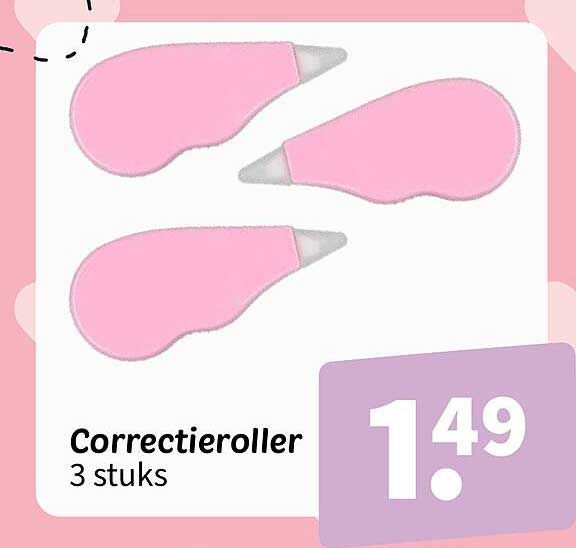 Correctieroller 3 stuks