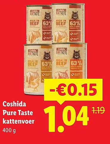 Coshida Pure Taste kattenvoer 400 g