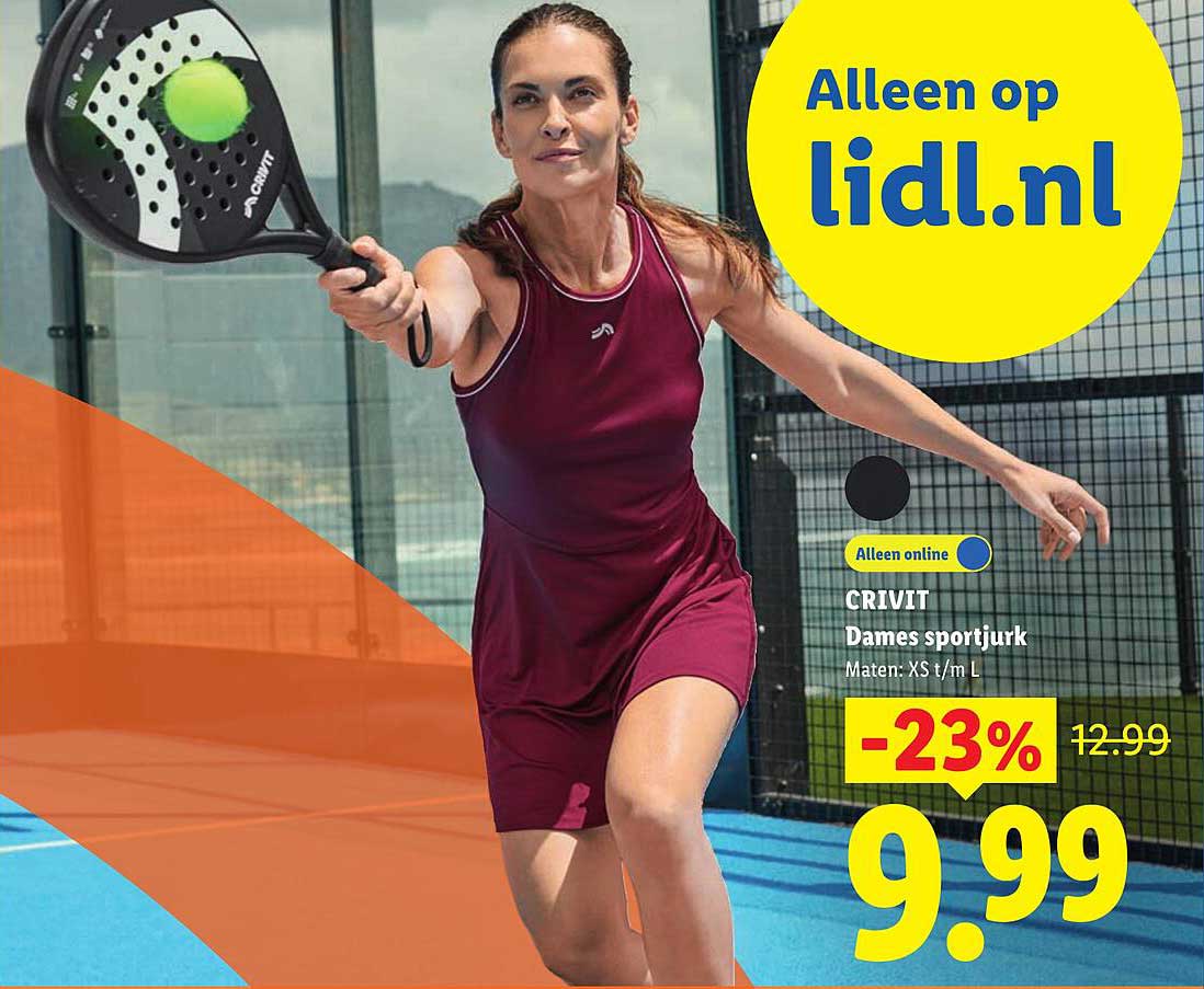 CRIVIT Dames sportjurk Maten: XS t/m L -23%