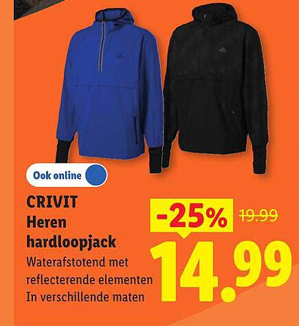 CRIVIT Heren hardloopjack