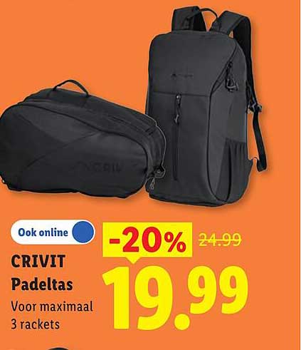 CRIVIT Padeltas -20%