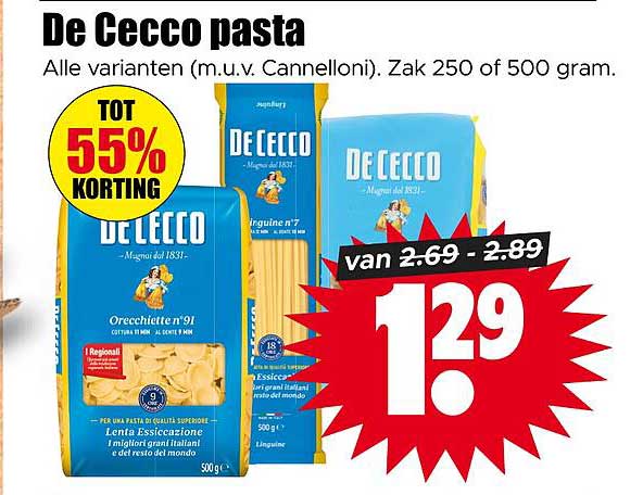 De Cecco pasta