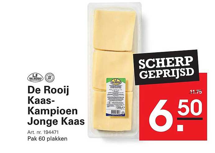 De Rooij Kaas-Kampioen Jonge Kaas