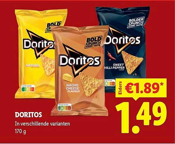 Doritos In verschillende varianten 170 g