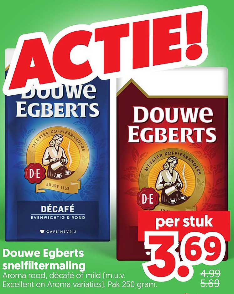 Douwe Egberts snelfiltermaling