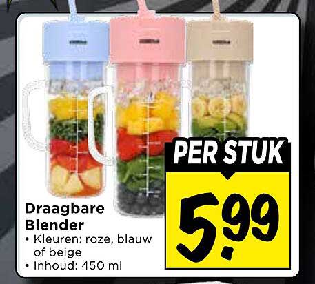 Draagbare Blender PER STUK