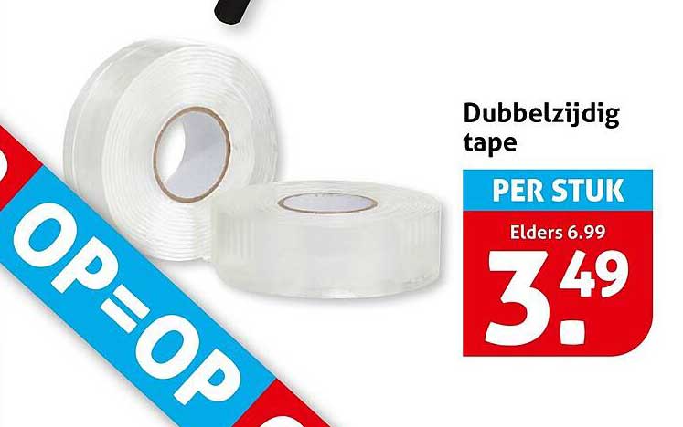 Dubbelzijdig tape