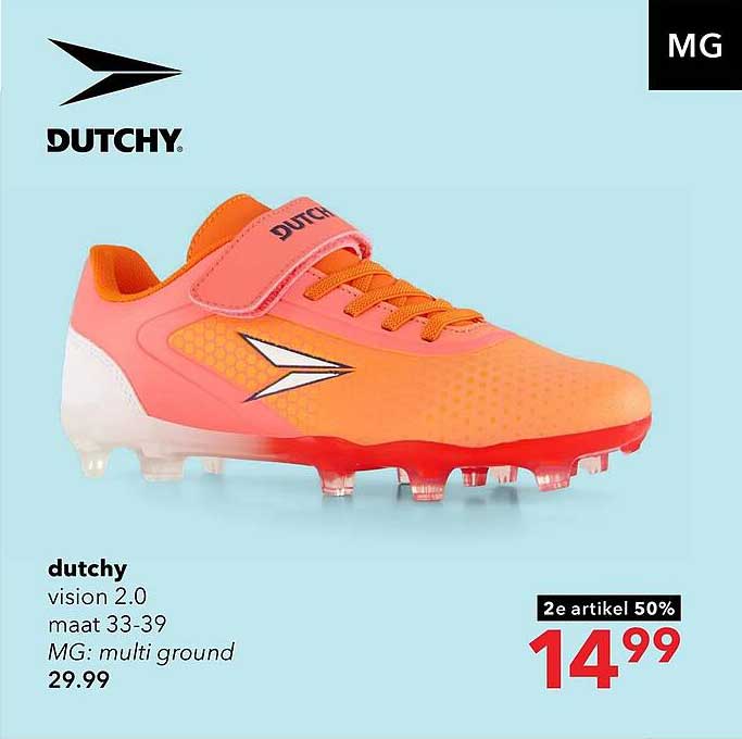 dutchy vision 2.0 maat 33-39 MG: multi ground 2e artikel 50%