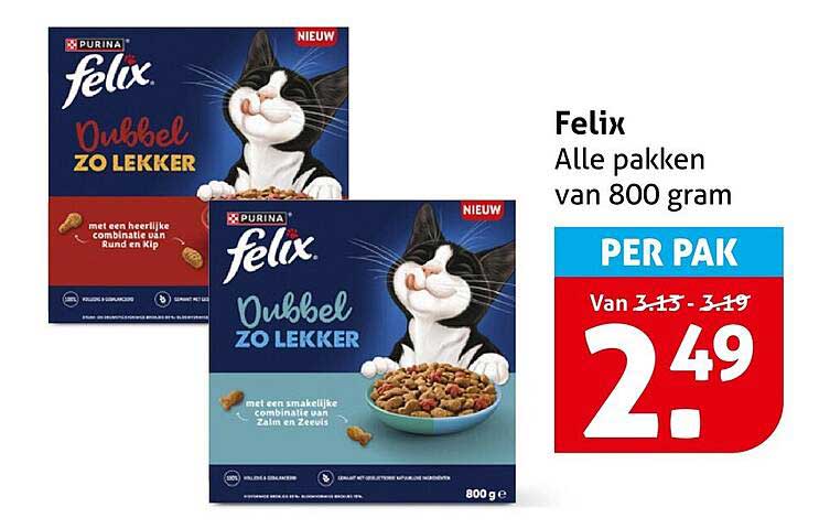Felix Alle pakken van 800 gram
