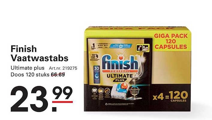 Finish Vaatwastabs Ultimate plus