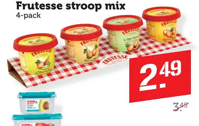 Frutesse stroop mix 4-pack