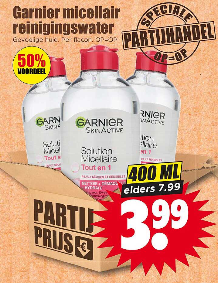 Garnier micellair reinigingswater
