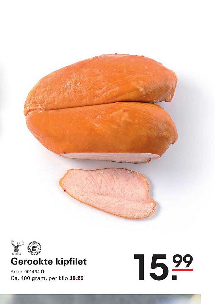 Gerookte kipfilet