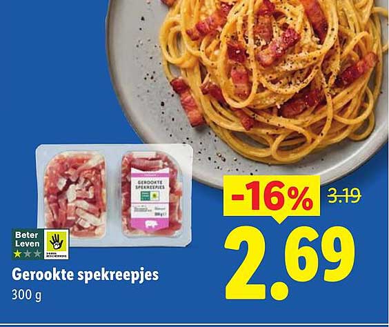 Gerookte spekreepjes